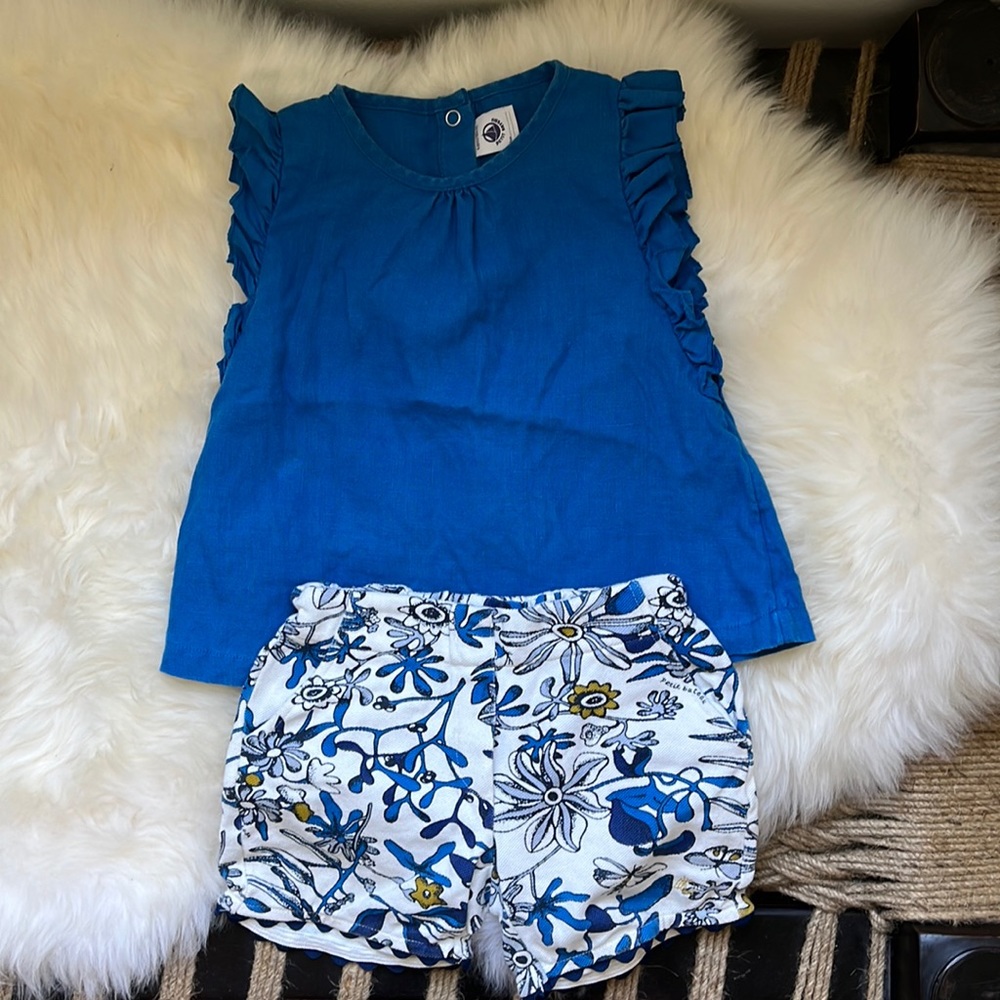 Petit Bateau top and bottom set